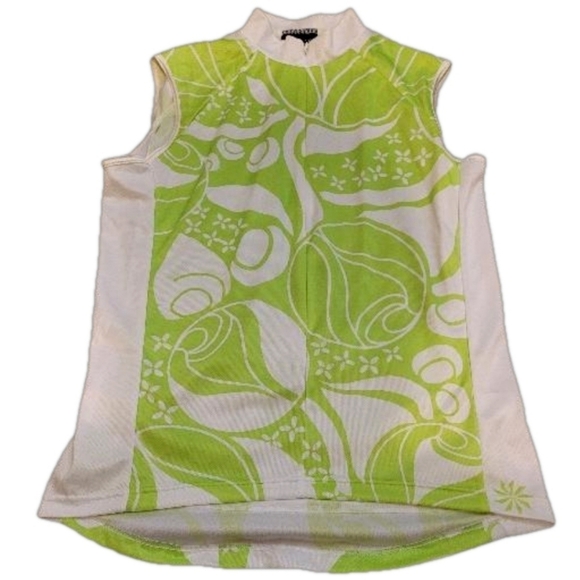 Athleta size Large cycling/running jersey, pockets in the back, 3/4 front zipper - Picture 4 of 12